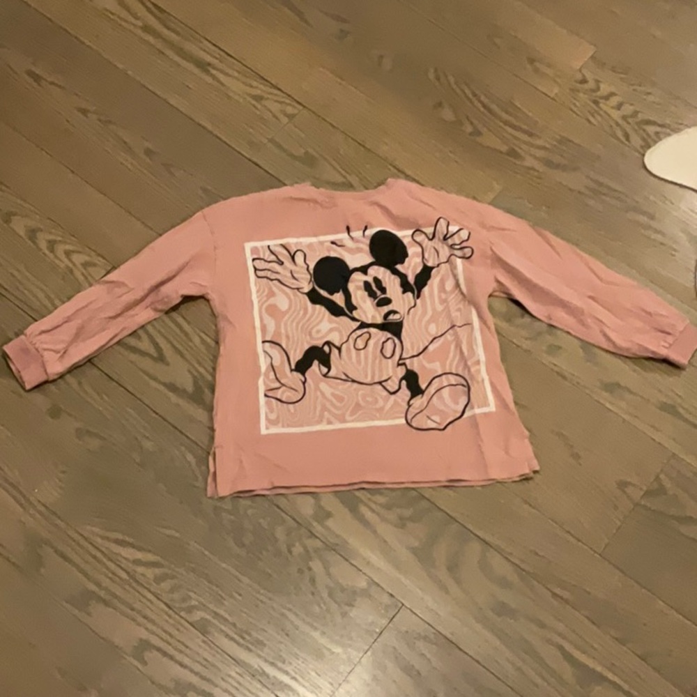 Disney Kids Pink Mickey Mouse Shirt